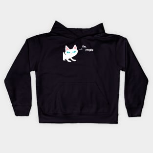 Ew People - Funny White Cat Kids Hoodie